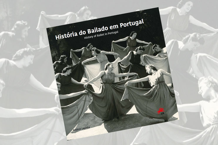 Livro sobre a história do bailado em Portugal, que na sua capa mostra como eram as bailarinas à alguns anos atrás.